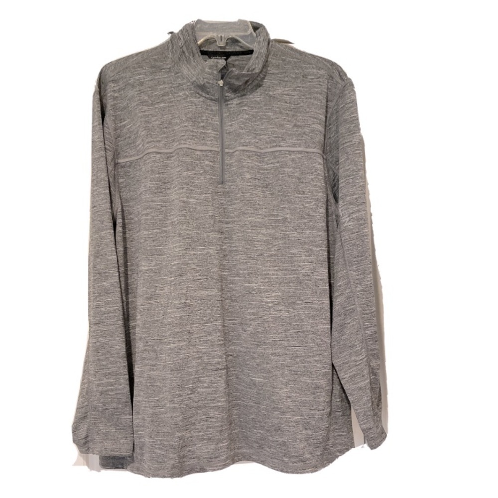 Calvin Klein Mens Long Sleeve Pullover 2XL Gray